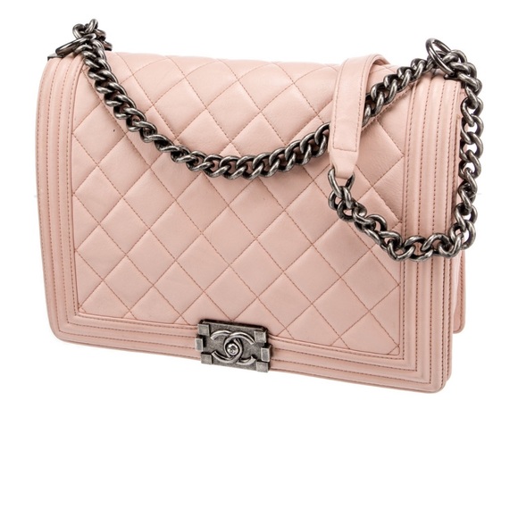 Chanel pink large boy bag - Picture 4 of 8